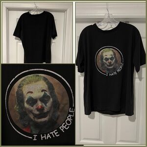 Joaquin Phoenix Joker I Hate People Shirt Large